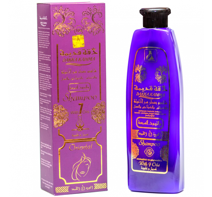 DAKKA KADIMA 540ml Шампунь № 104 с 7 масел,Укрепляет,предаёт им жизнь