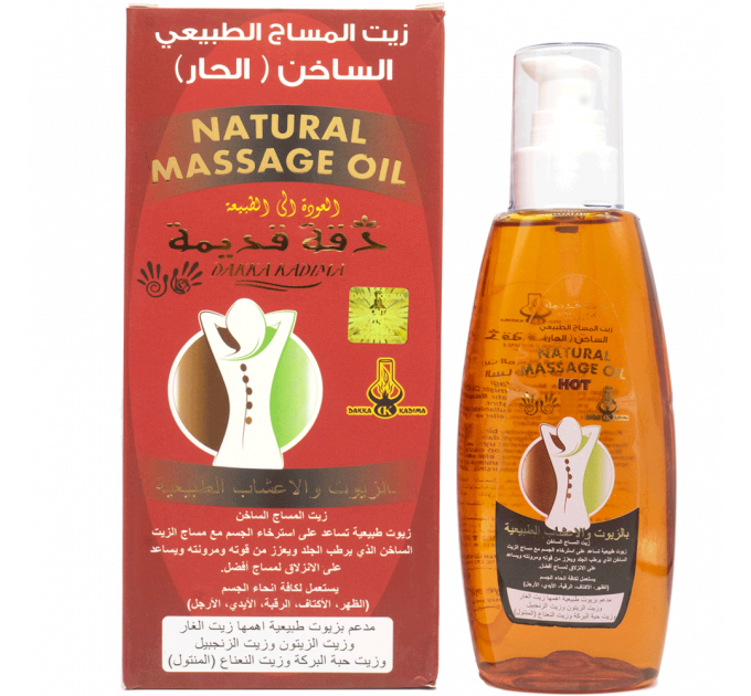 Натуральное горячее масло для массажа Dakka Kadima,200ml 