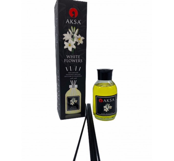 Диффузор БЕЛЫЕ ЦВЕТЫ / WHITE FLOWERS AKSA, 100 ml